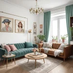 Как сочетать современные и винтажные детали в one-room квартире: практическое руководство