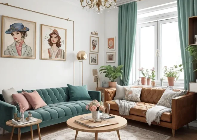 Как сочетать современные и винтажные детали в one-room квартире: практическое руководство